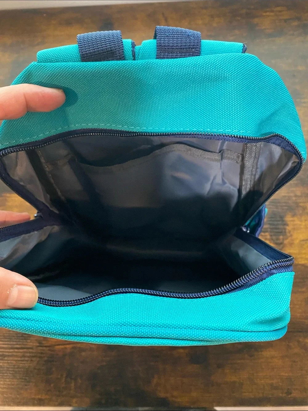 Kids Teal Dragon Backpack Lunch Bag with Dino Pocket New in Package